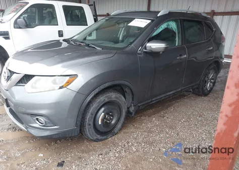 2015 Nissan Rogue Sl из США, поврежденный, VIN 5N1AT2MV6FC797791